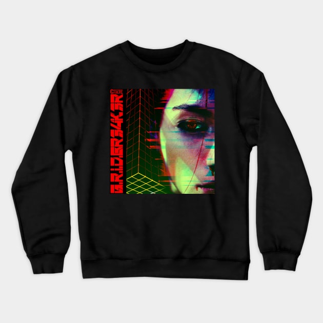 Ghostpuncher Corps - Gridbreaker Crewneck Sweatshirt by Ghostpuncher 